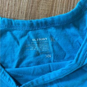Old Navy Teal Crew Neck Tank Top